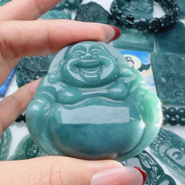 翡翠未镶嵌颈饰多样性发货天然A货翡翠