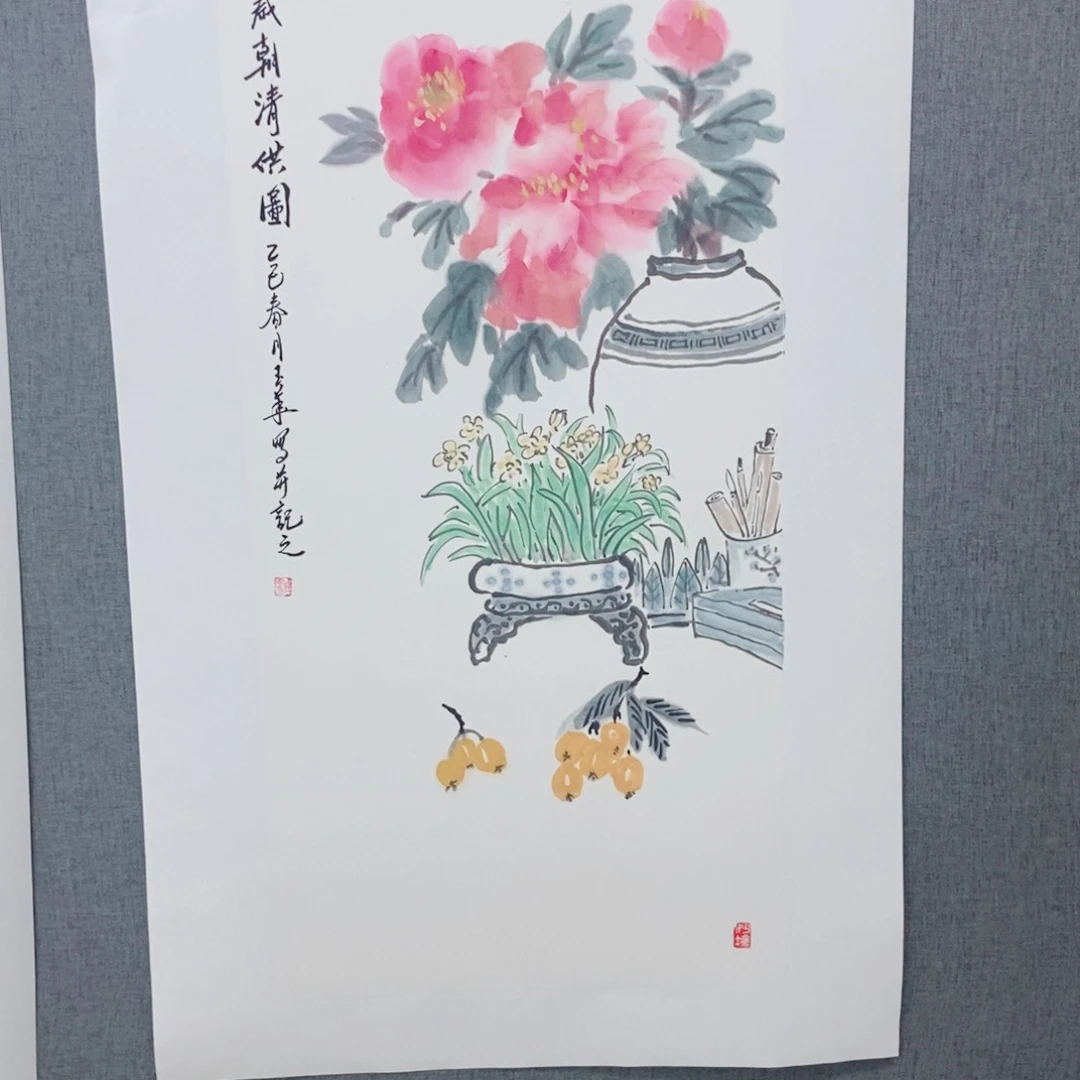 国画手写手绘手绘国画作品21