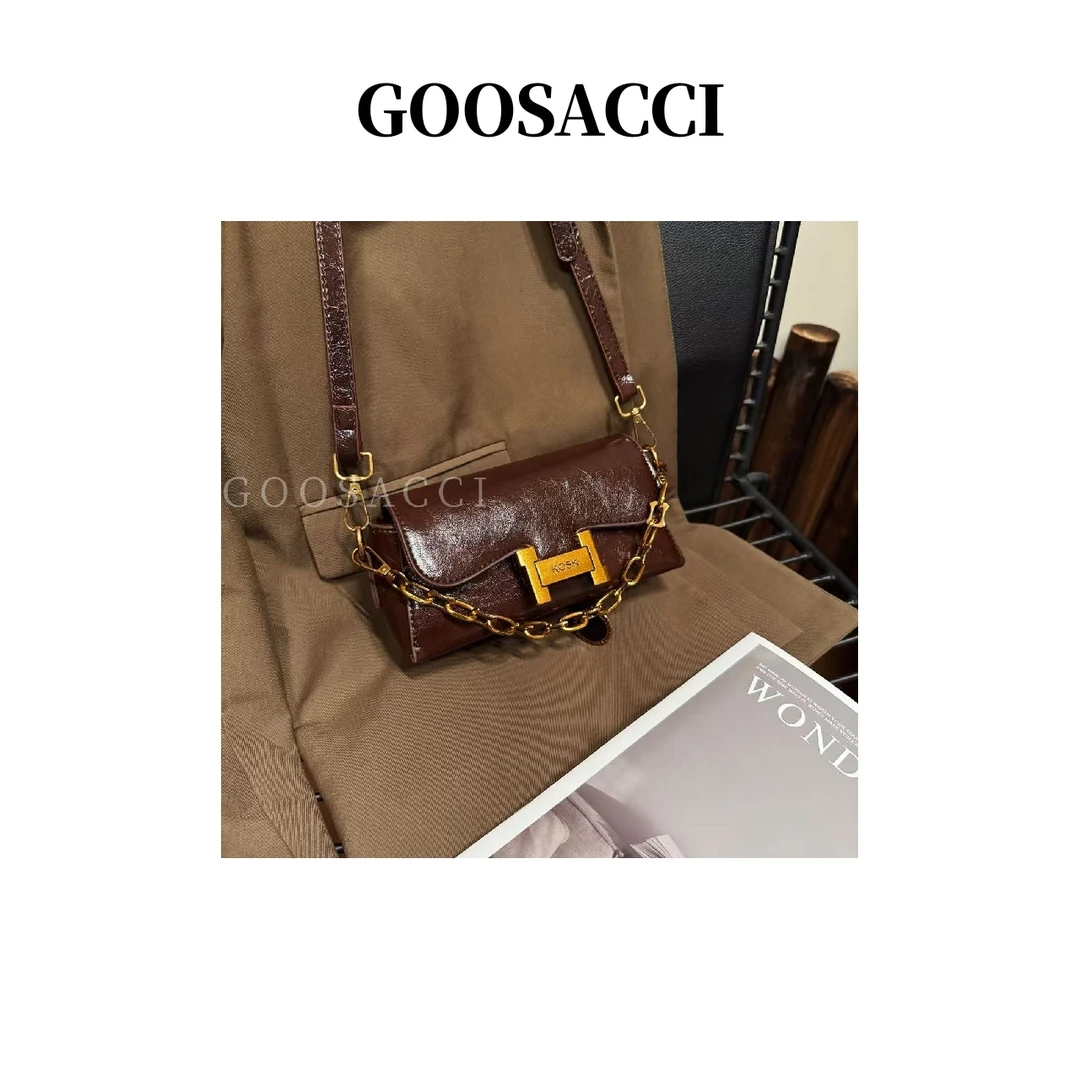 2025小众时尚复古休闲百搭新款韩版潮流拉德单肩斜挎包