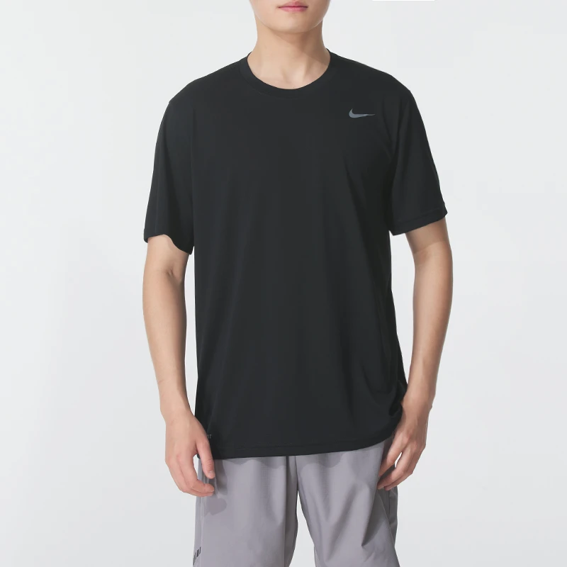 Nike耐克短袖T恤男装夏季新款圆领跑步运动服快干健身半袖 HF0507