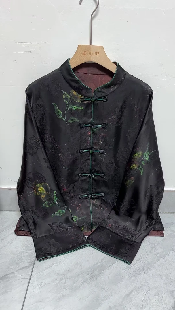 青玉如墨新中式高定时尚外套