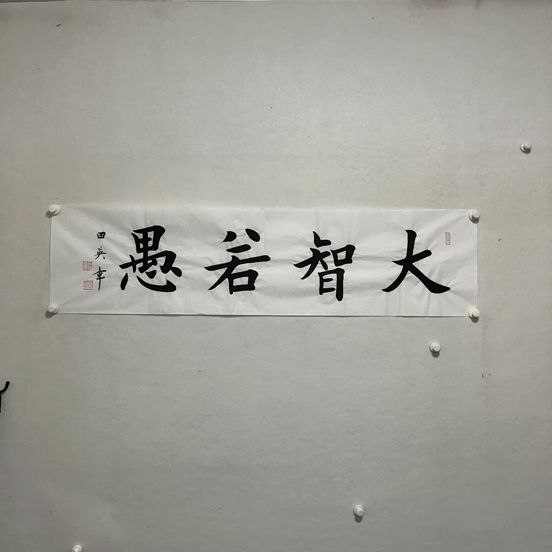5738 田英章 书法纸本水墨 34×136cm