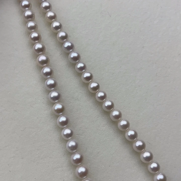 淡水珍珠颈饰银S925镶嵌➕6.7高品