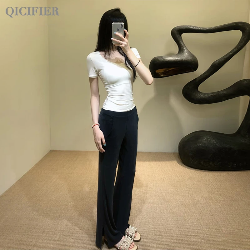 面膜裤 秋季显瘦休闲运动微喇裤 5226