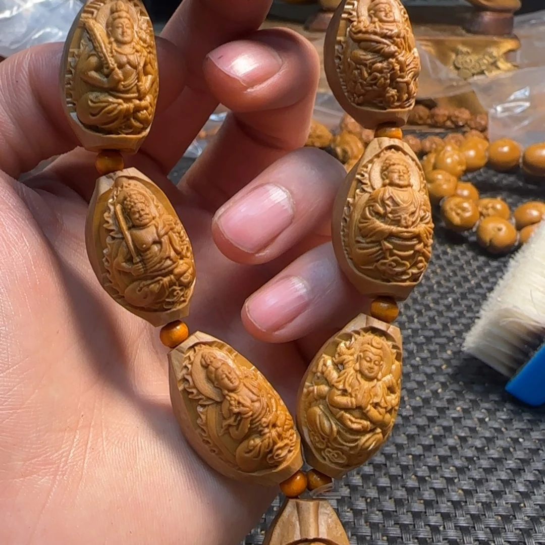 橄榄核手串/手链包衣八大护法