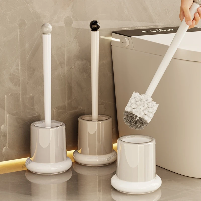 马桶刷带底座2025新款高级感无死角家用卫生间厕所专用刷子蹲坑刷