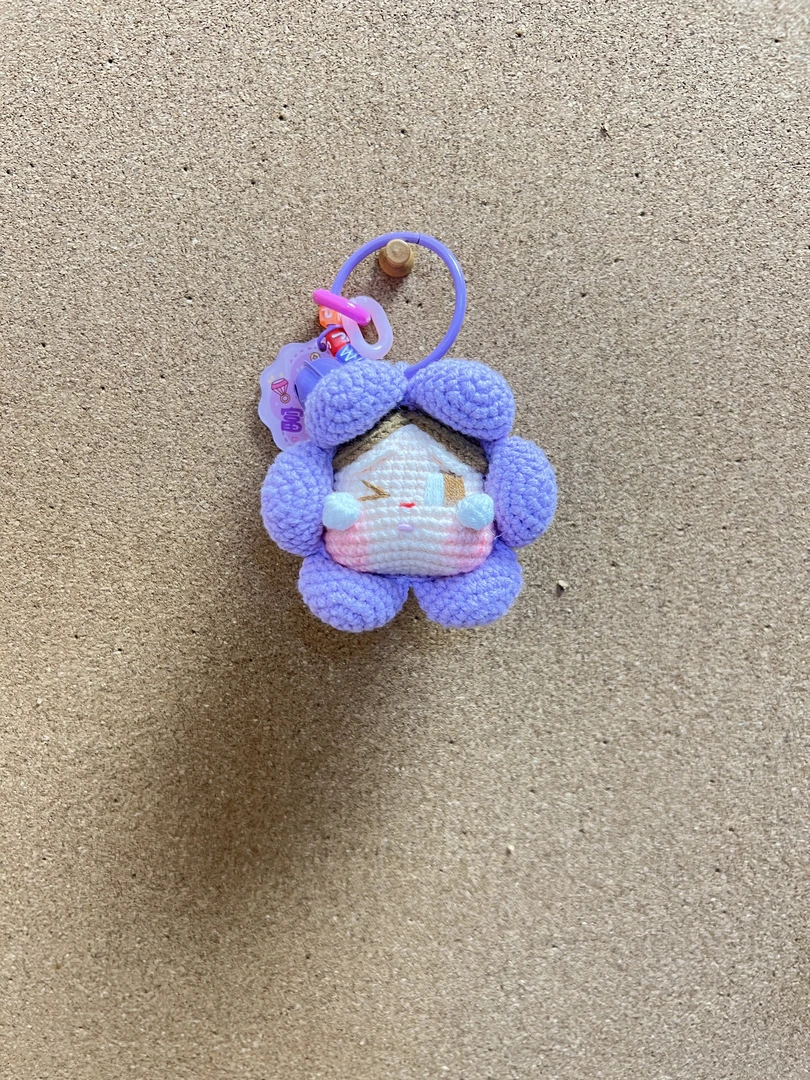 HE可爱哭娃包包挂饰钥匙扣挂件手工钩织礼物