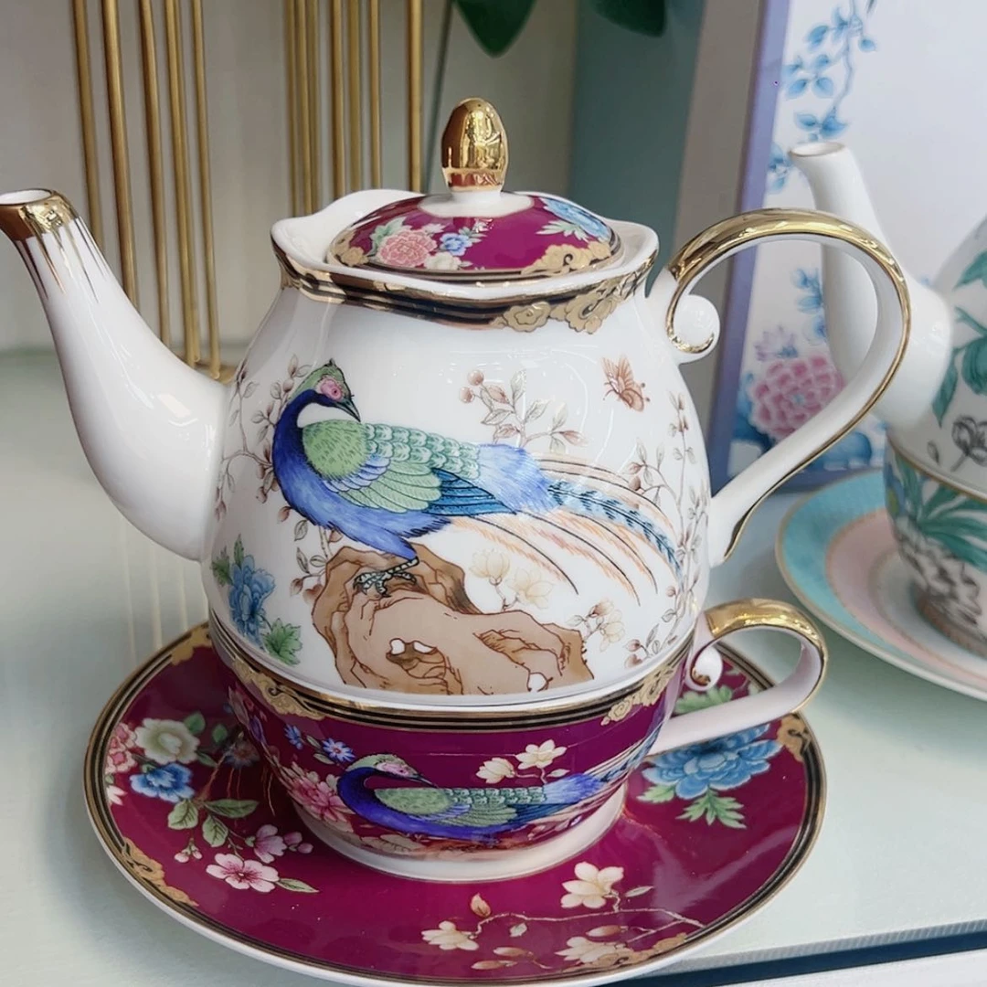 【闪购商品】骨瓷子母壶