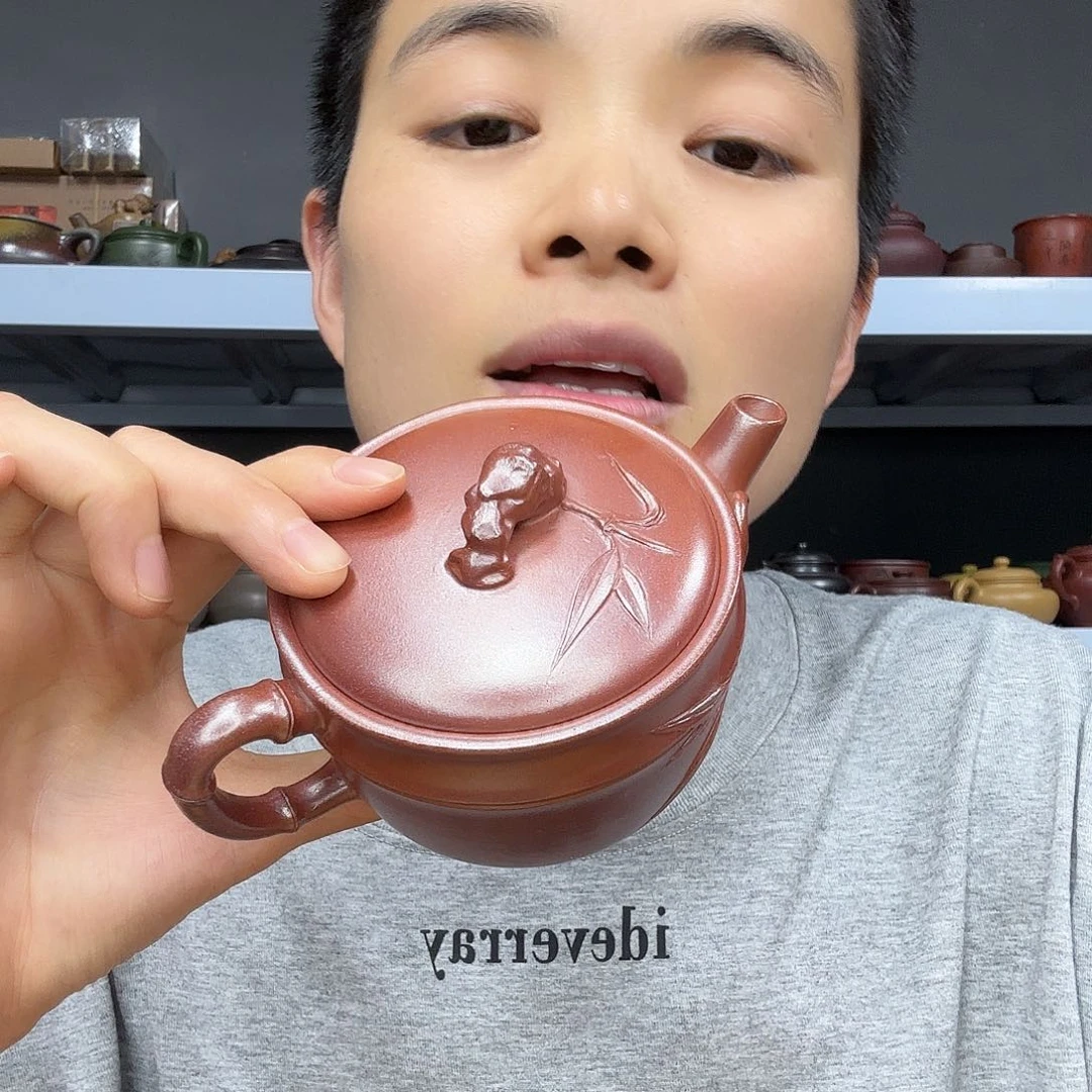 茶壶紫砂民间手艺人全手工制作