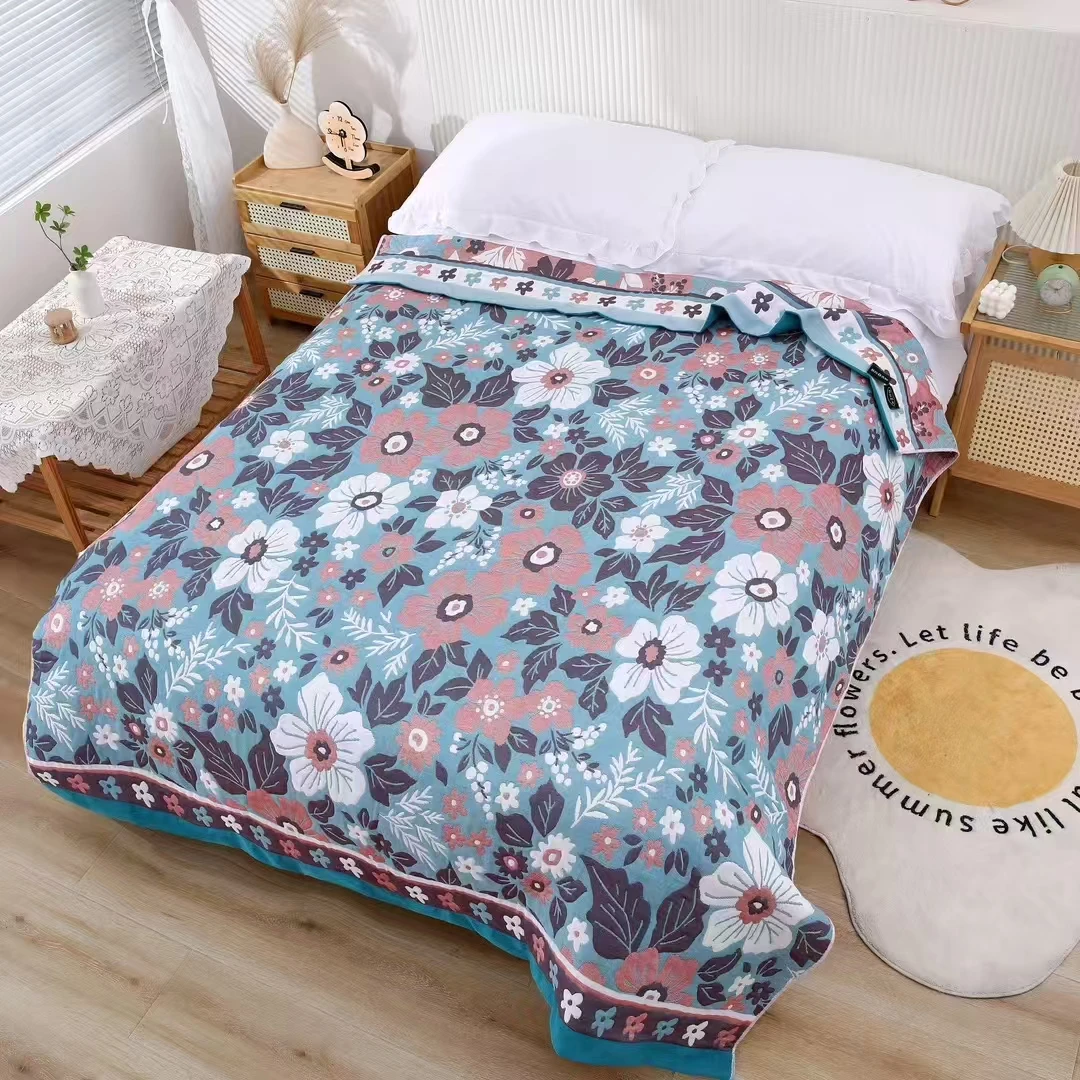 六层纱布成人毛巾被空调被担任盖毯夏凉被被子