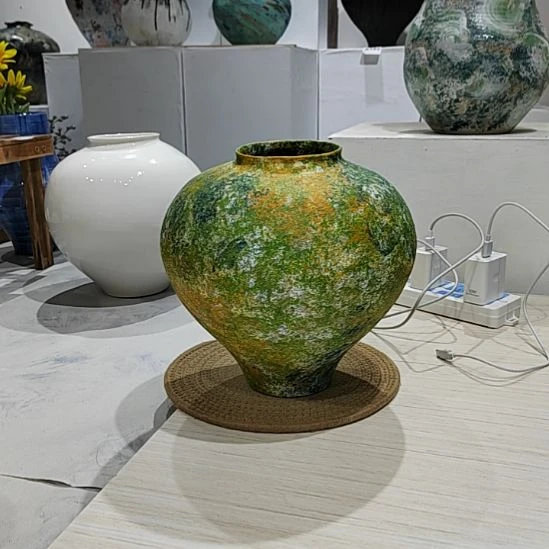 瓷片景德镇陶瓷手工花瓶