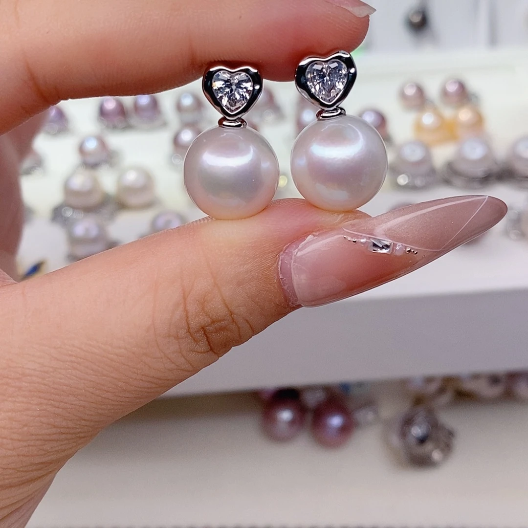 未镶嵌淡水珍珠耳饰12