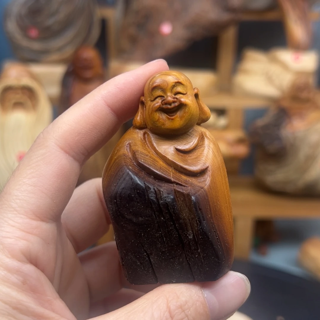 木那*崖柏木摆件手把件