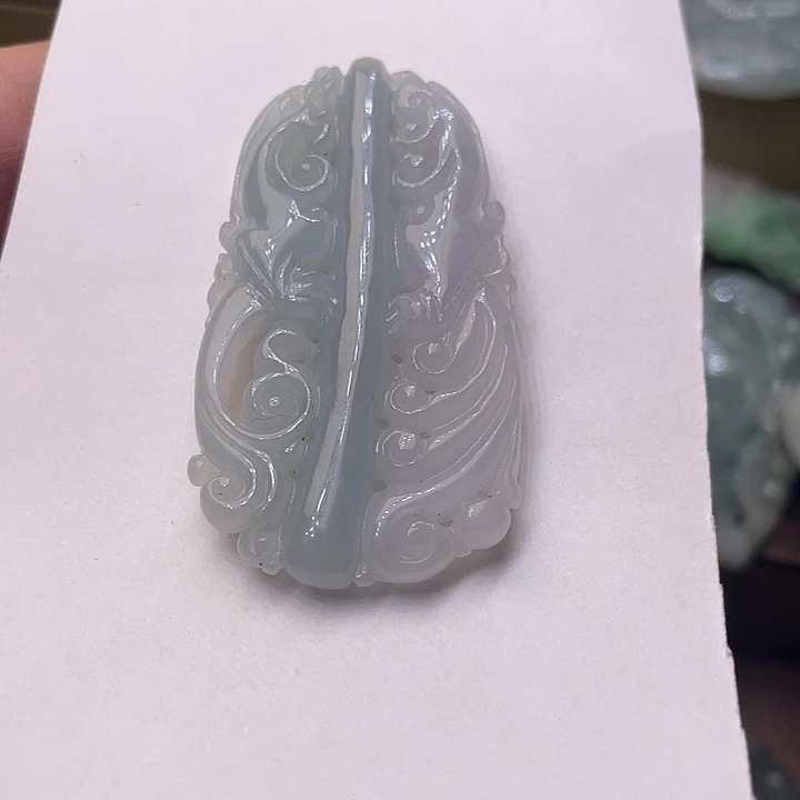 定制翡翠未镶嵌翡翠吊坠