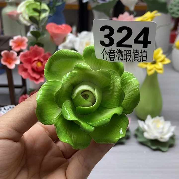 陶瓷手工制作陶瓷花