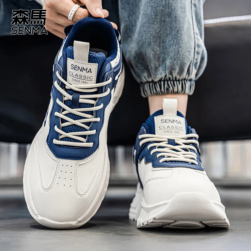 森马鞋子男款秋冬厚底小白运动潮鞋青少年休闲百搭跑步登山老爹鞋