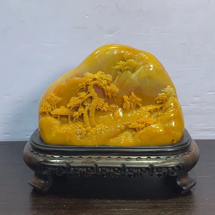 一***6寿山石寿山石摆件精品