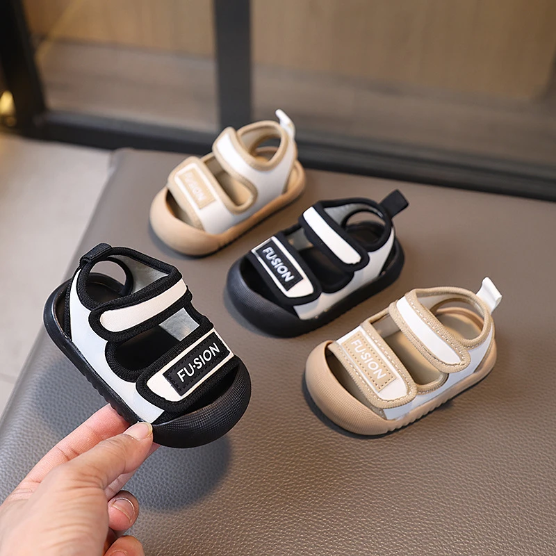 男女宝宝夏季软底防滑凉鞋宝宝包头学步鞋防水沙滩鞋婴幼儿1-3岁