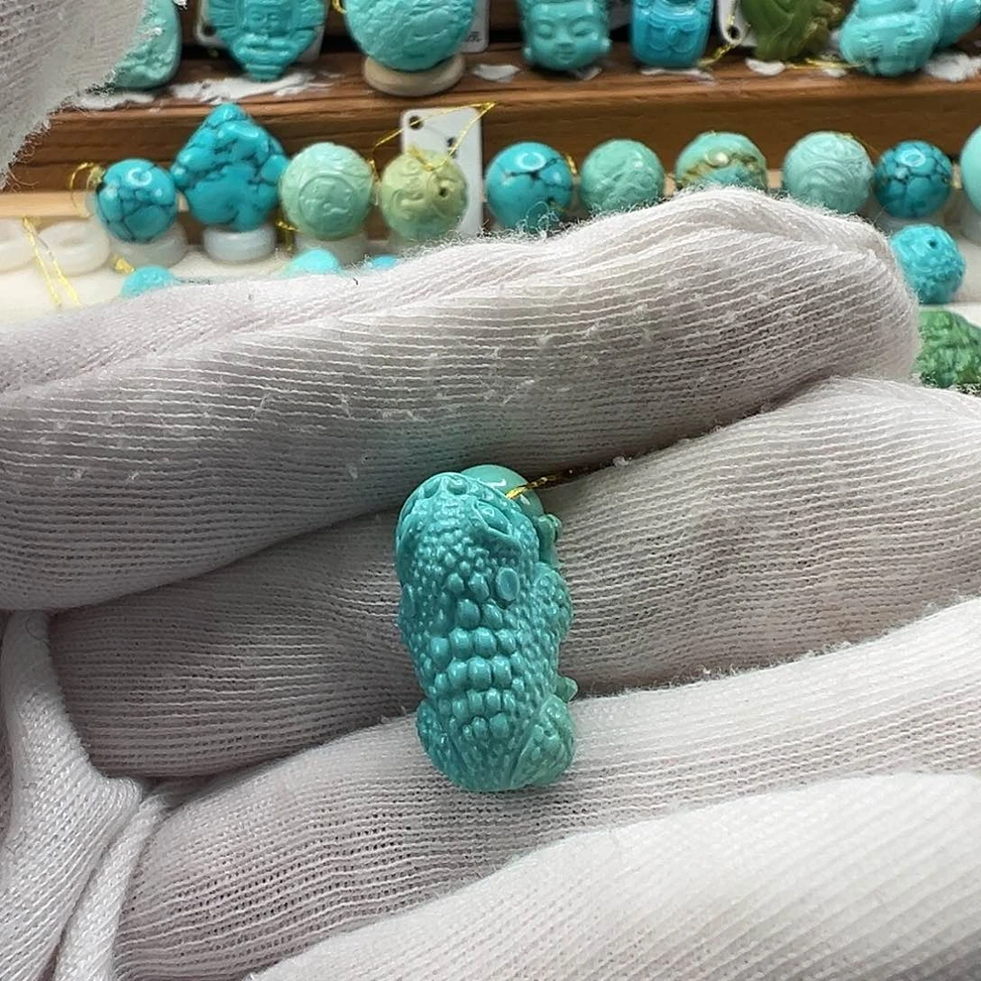 绿松石金蟾 未镶嵌