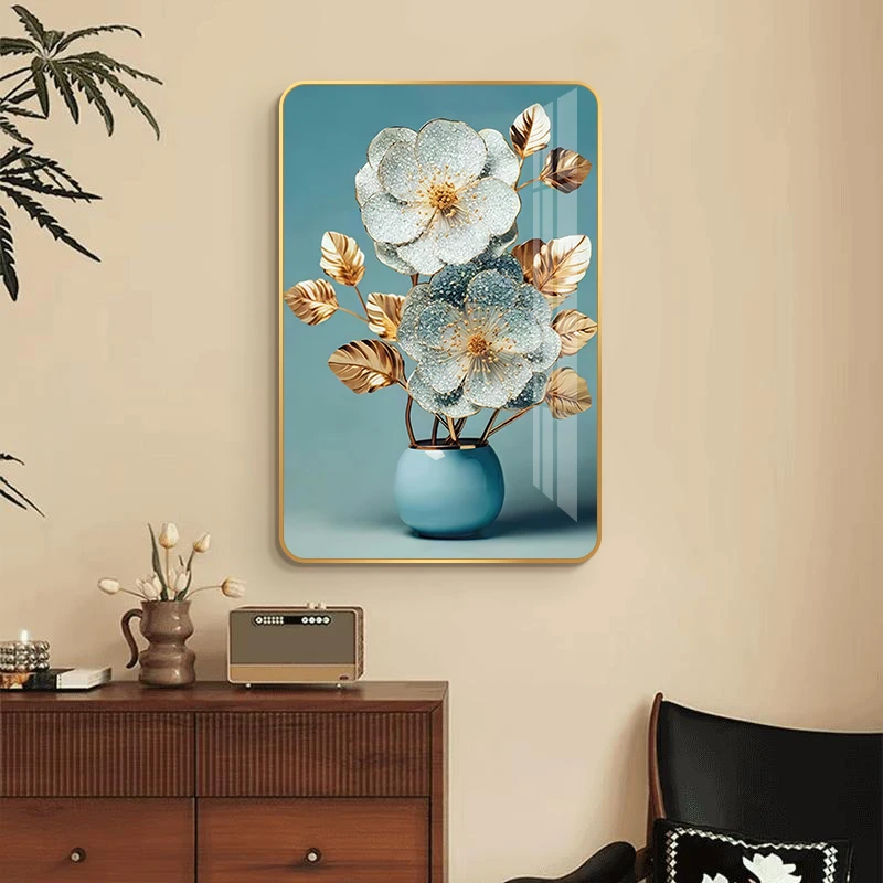 B01花束现代装饰画餐厅浴室装饰挂画高级感墙面壁画