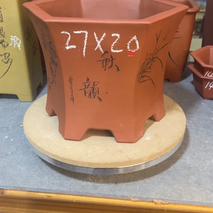 紫砂花盆紫砂花盆