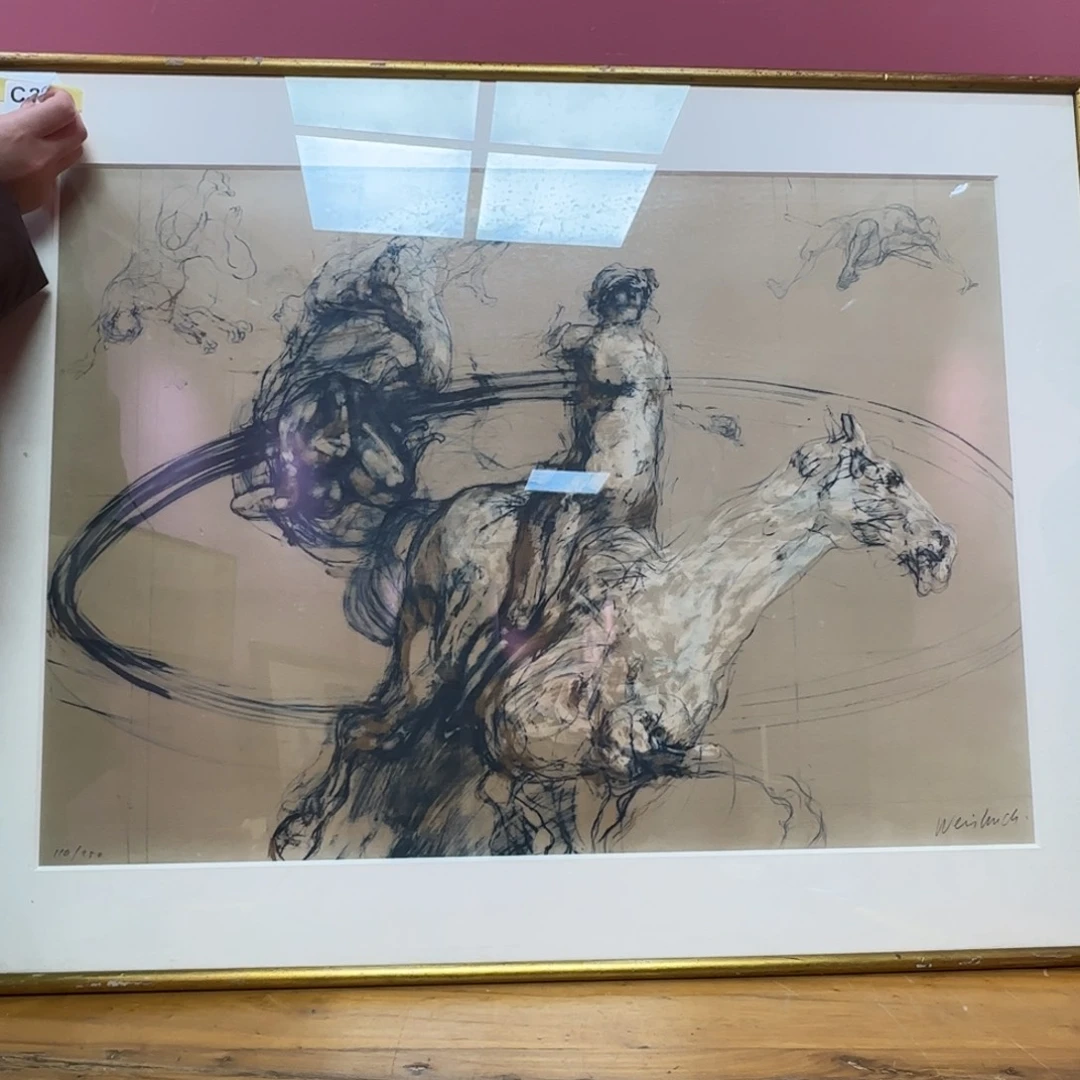 书法芯***魏287框画作品版画