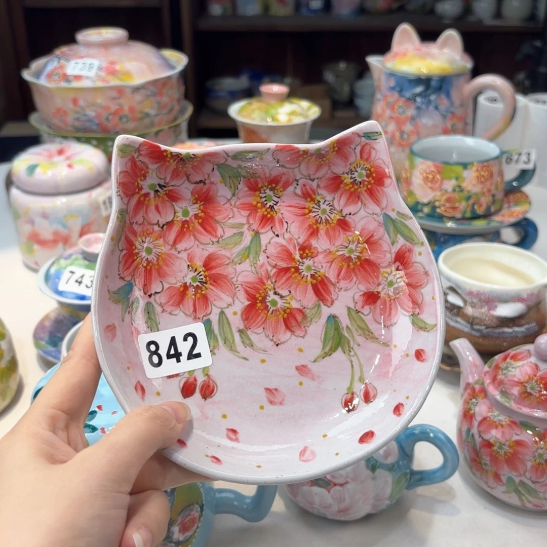 漫*景德镇手绘高温釉下彩陶瓷茶具