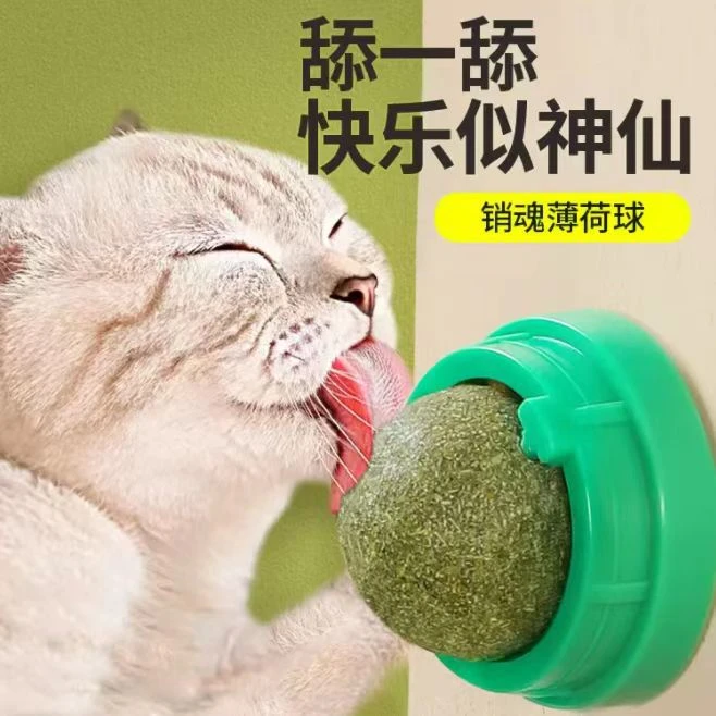猫薄荷球猫玩具磨牙洁齿耐咬解闷神器幼猫小猫猫咪自嗨舔舔乐用品