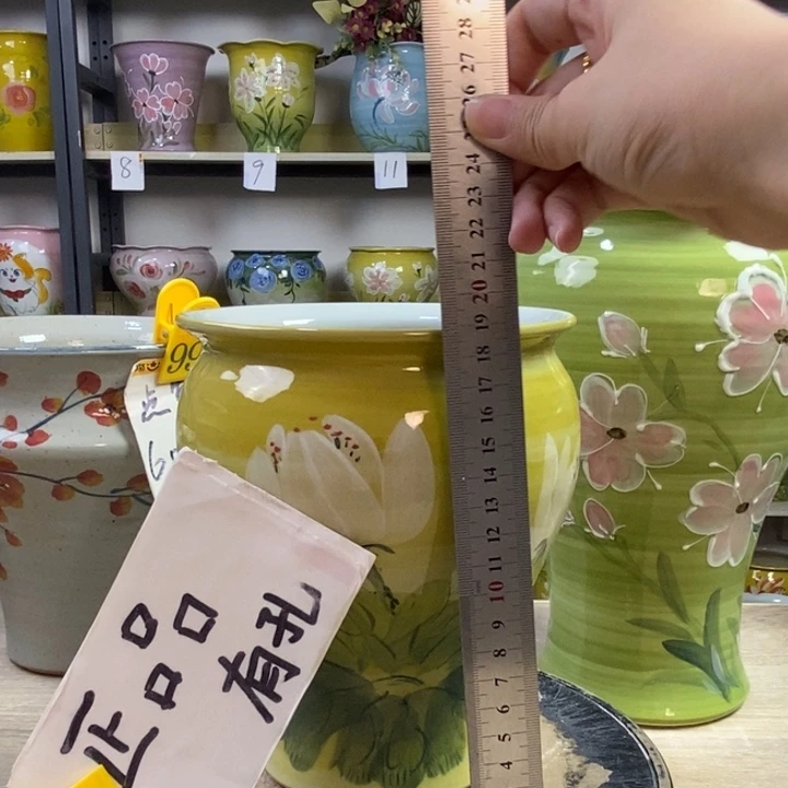 逸***坊景德镇高温陶瓷花盆