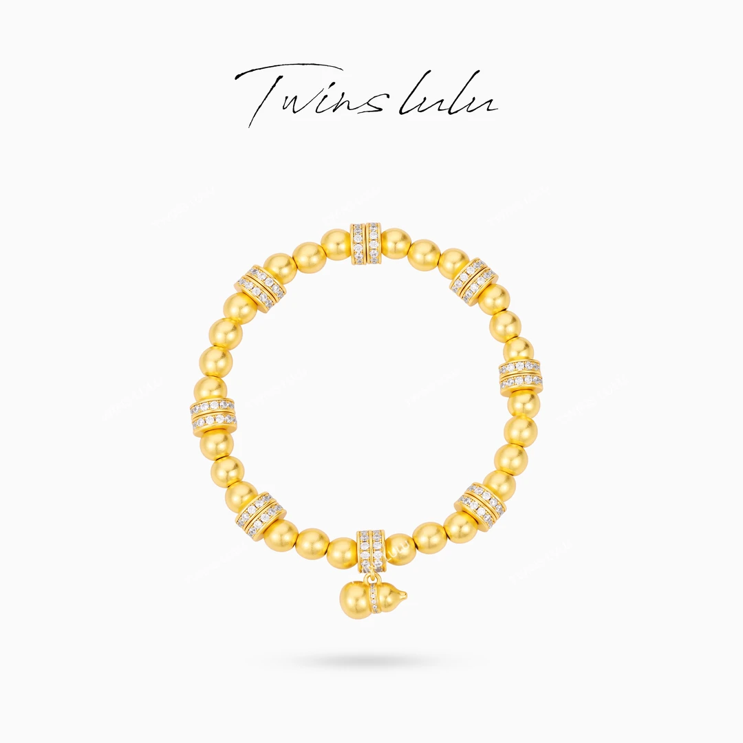 TWINS LULU 【金葫芦】小众高级感古法葫芦珠珠手链TSS8015
