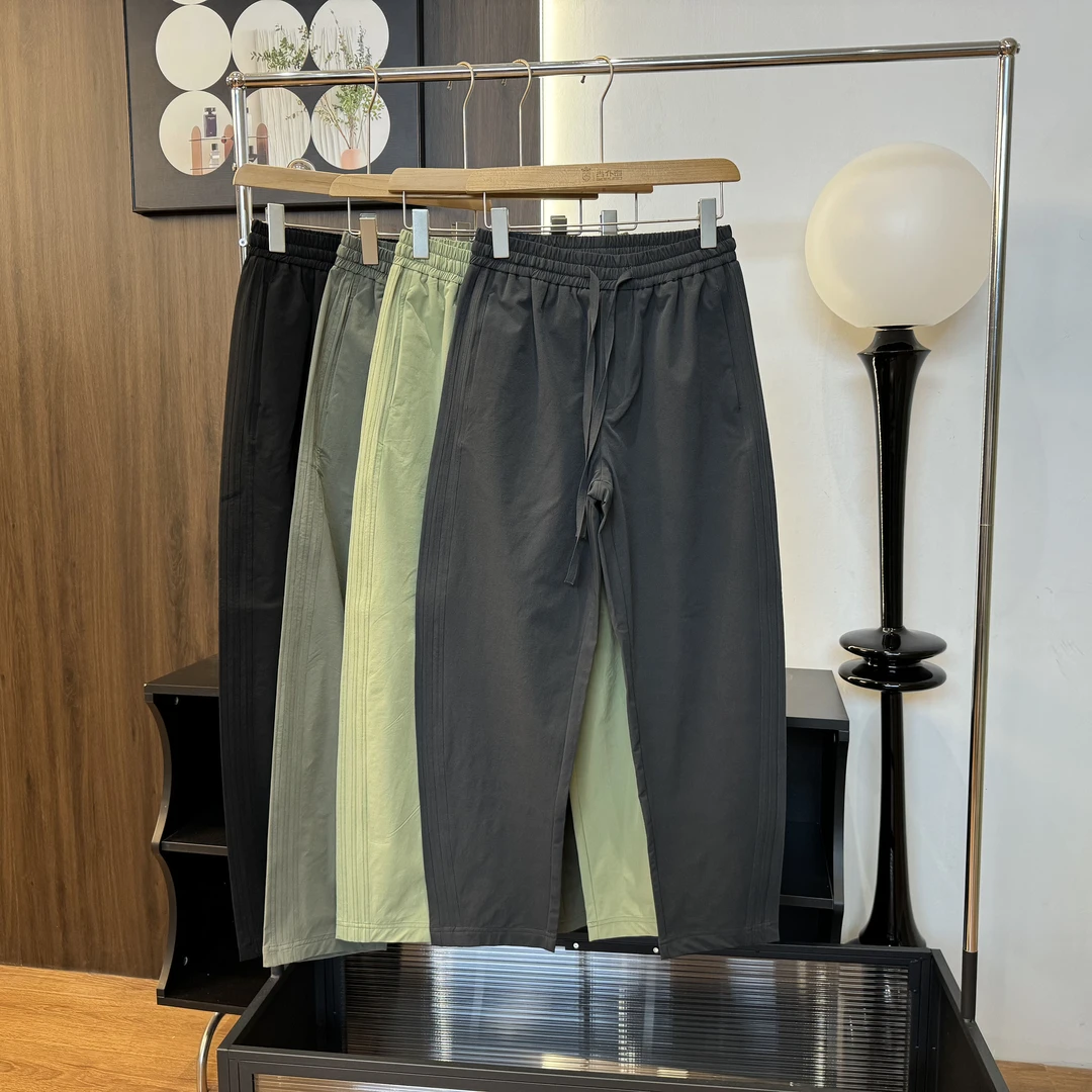 新款锦氨面料立体剪裁香蕉裤弯刀裤休闲百搭宽松潮流休闲裤GK2004