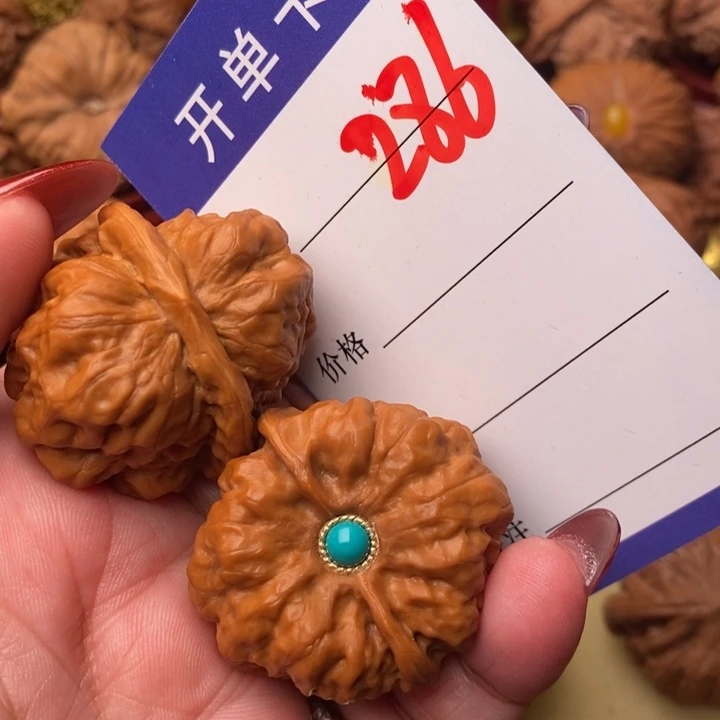 核桃把件蛤蟆37尺286号
