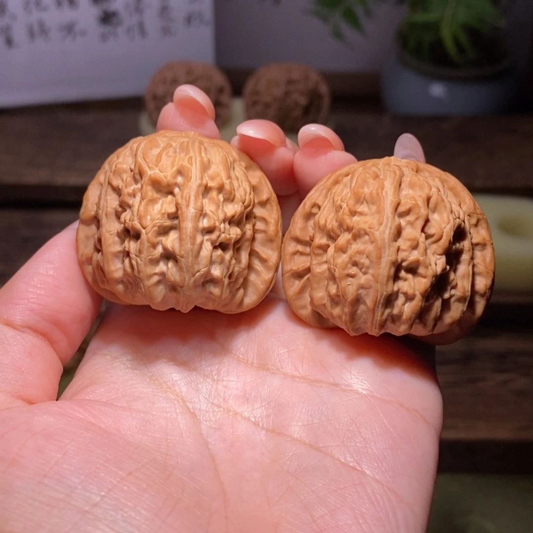 吊坠文玩核桃全品40球白狮子头