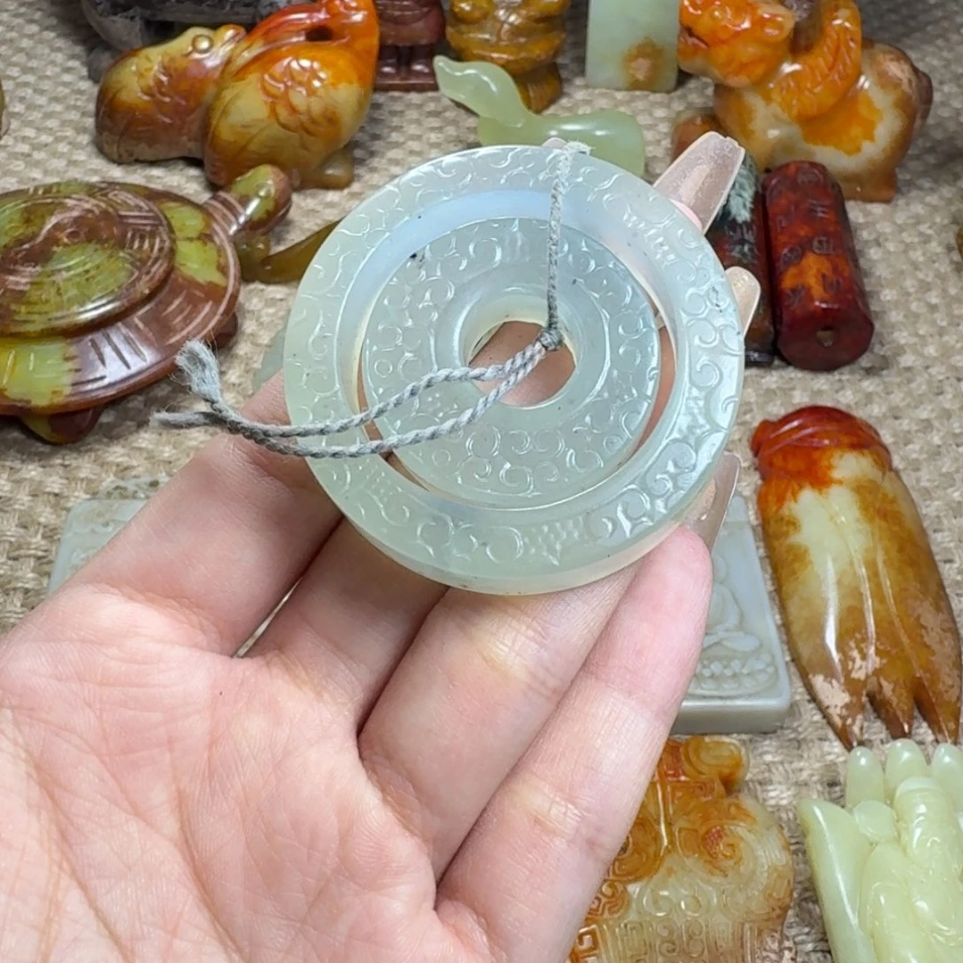 白玉菩提吊坠挂件