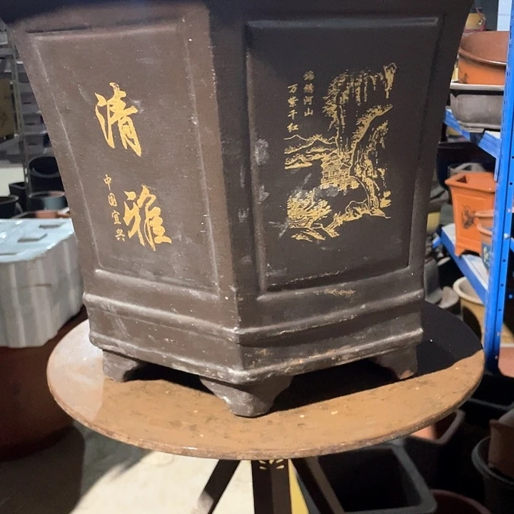 黑色清雅六方大号