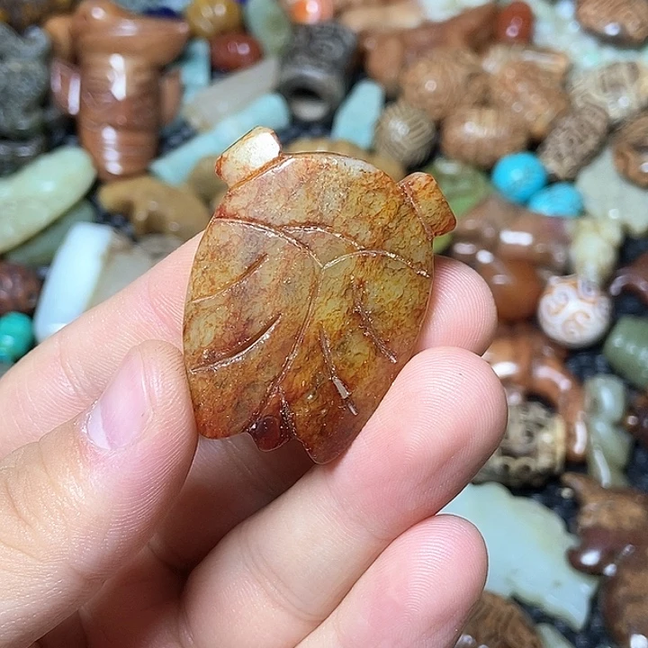 和田玉未镶嵌颈饰15