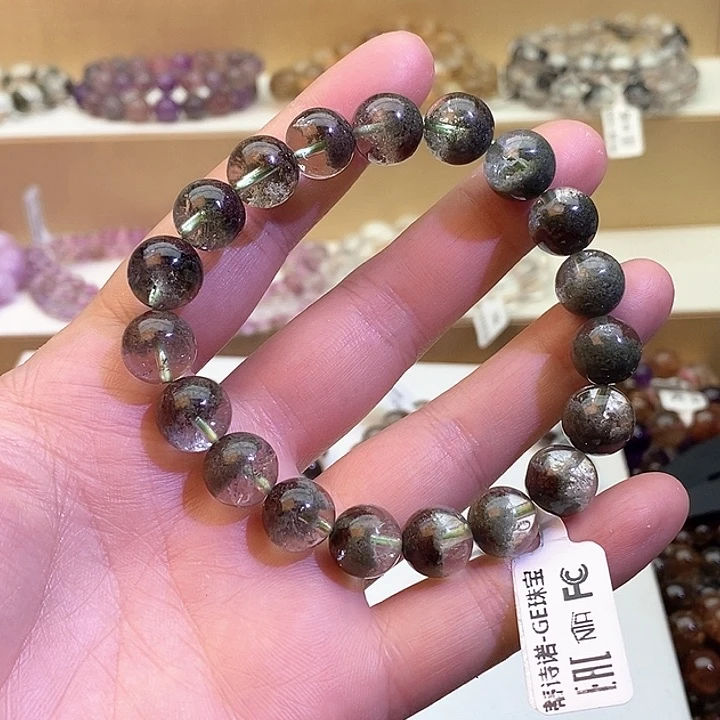 水晶手链未镶嵌绿幽灵宝盆10+