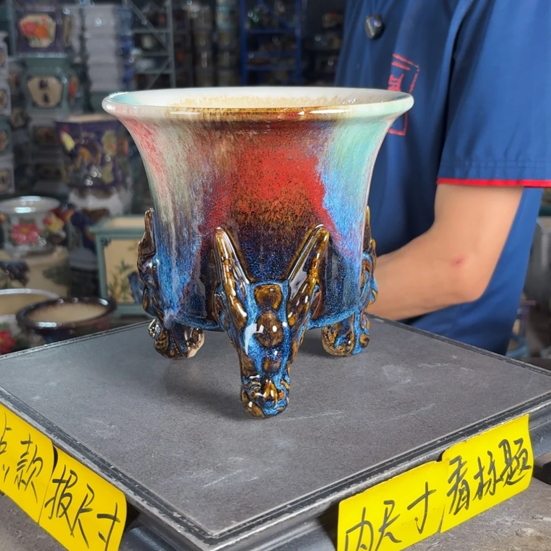 一风堂石湾花盆 内16^14