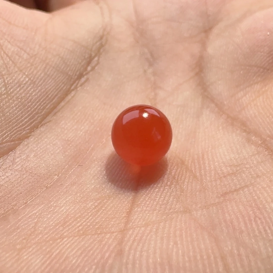 南红玛瑙未镶嵌圆珠7+