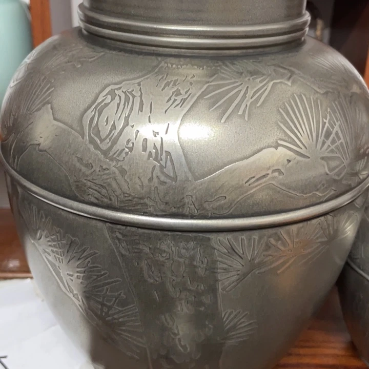 金***粟锡中古艺术品摆件