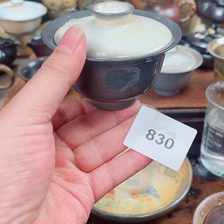 沁庐柴窑古法柴烧全手工茶具