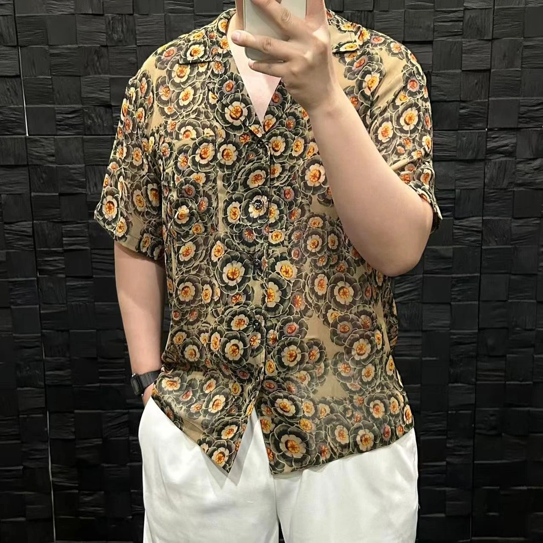 【轻奢】男士古巴领短袖