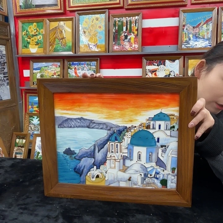 瓷板画瓷板画42/35挂画