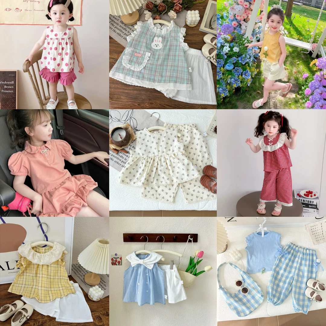 B【夏款多件组合】2025年夏新款组合一组一夏天就够了女童夏款组合