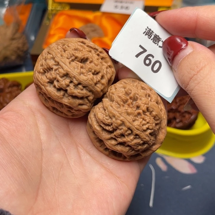 文玩核桃把件粗筋40.760