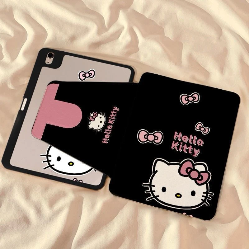 凯蒂头像适用苹果iPadA16平板保护套旋转2025款iPad11笔槽iPad10