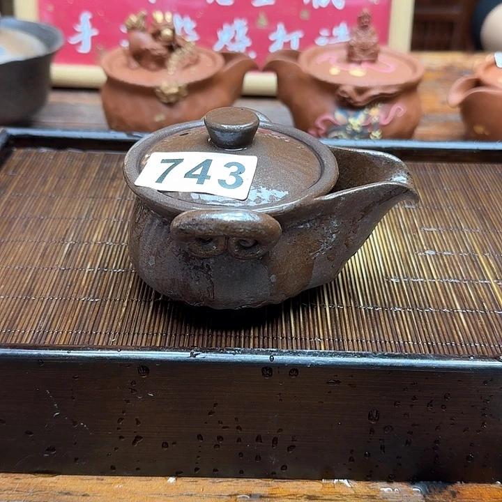 纯手工制作粗陶茶具