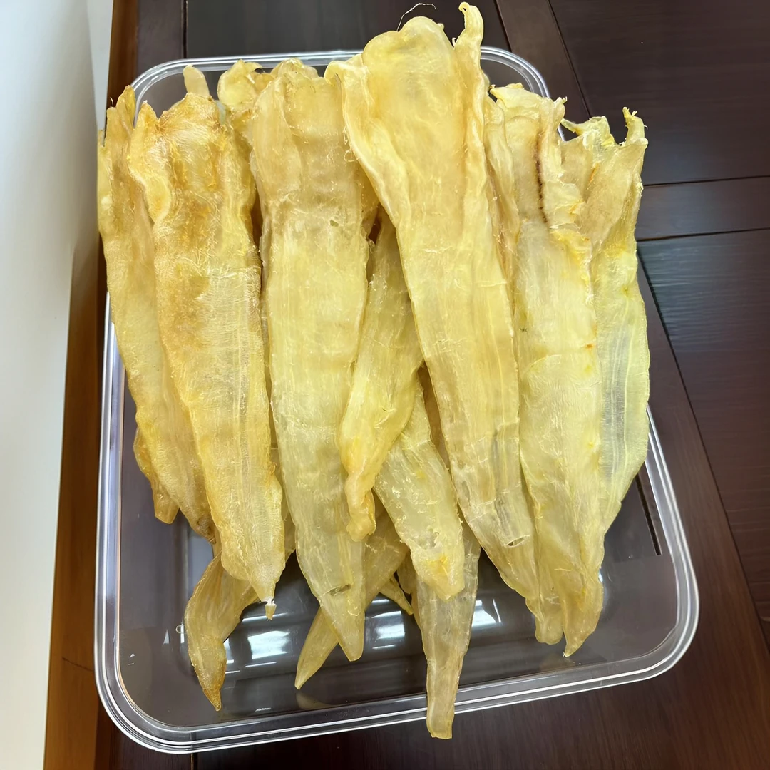 精选阴阳条北海鱼胶阴阳肚鳌鱼胶花胶干货月子滋补8头