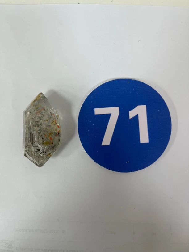 天然水晶闪灵水胆原石摆件-71