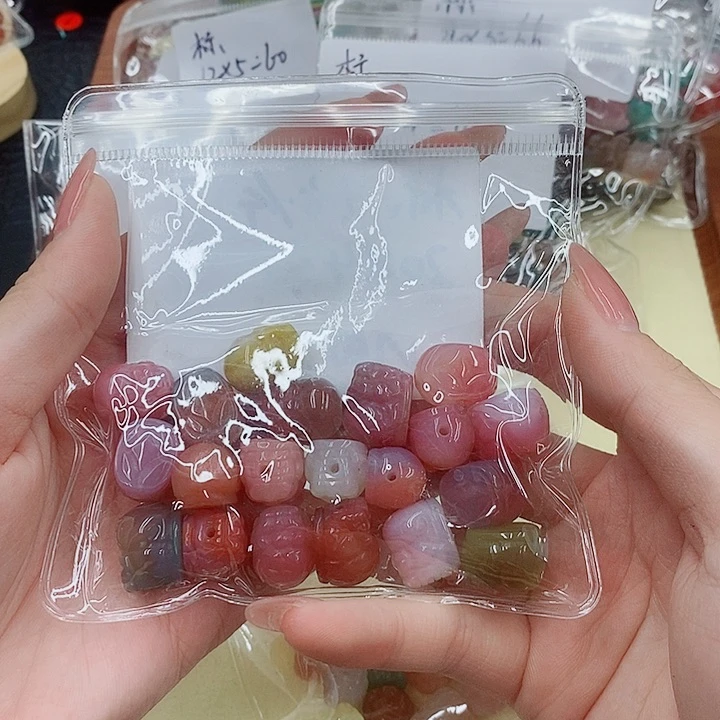 手链玛瑙未镶嵌心*手串157